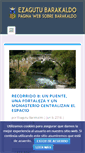 Mobile Screenshot of ezagutubarakaldo.net